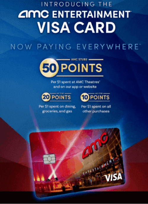 AMC Entertainment Credit Card Mobile Art GIF