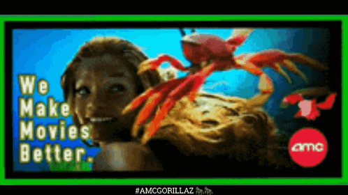 Amcgorillaz Little Mermaid Under Sea Amc Gif GIF