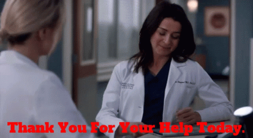 Amelia Shepherd Thank You For The Help GIF