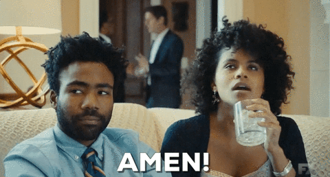 Amen Atlanta High Five Friends GIF