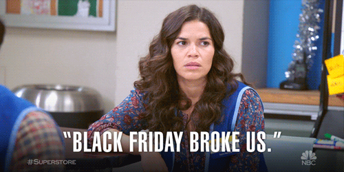 America Ferrera Black Friday Broke Us GIF
