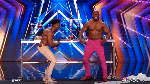 America's Got Talent Contestants Muscle Growth GIF