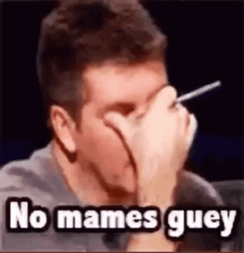 America's Got Talent Simon Cowell Disappointed No Mames GIF