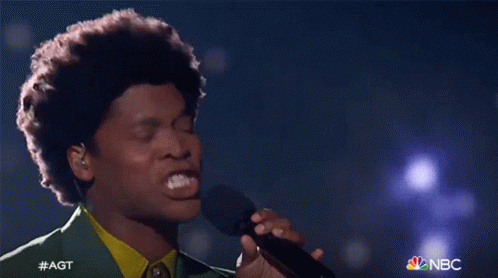 America's Got Talent Singing GIF