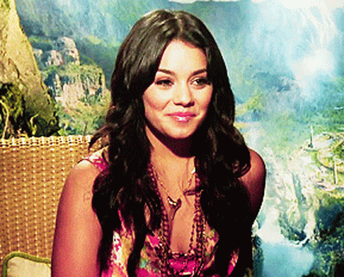 American Actress Vanessa Hudgens Smiling GIF