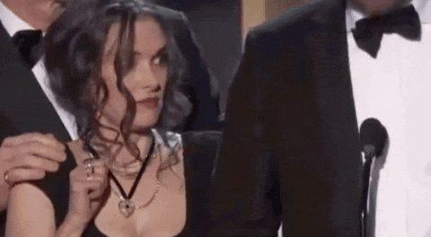 American Actress Winona Ryder Stank Face Reaction GIF