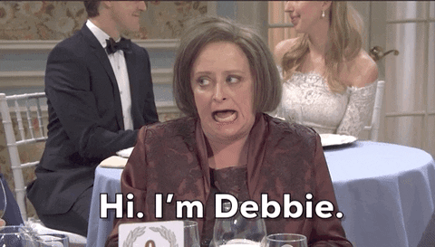 American Celebrity Debbie Downer GIF