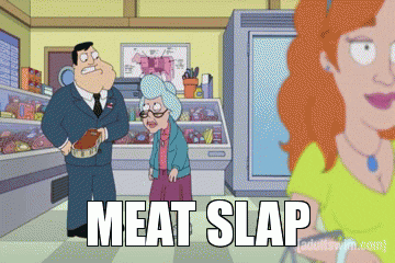 American Dad Meat Pimp Slap GIF