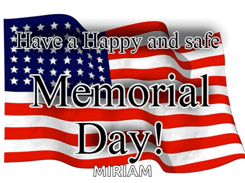 American Flag Have a Happy Memorial Day