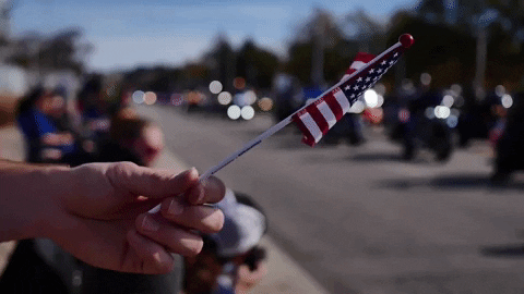 American Flag South Hampton Road GIF