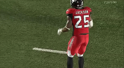 American Football Player Flip GIF