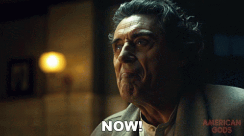 American Gods Mr Wednesday Now GIF
