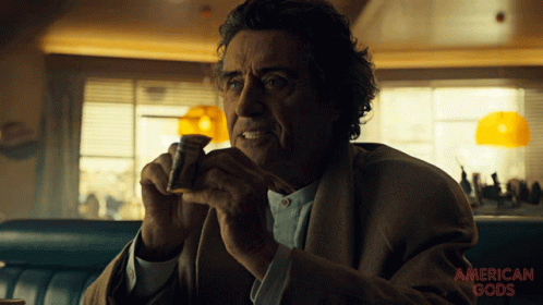 American Gods Mr Wednesday Showing Dollar GIF