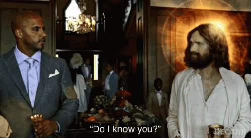 American Gods Shadow Moon And Jesus GIF