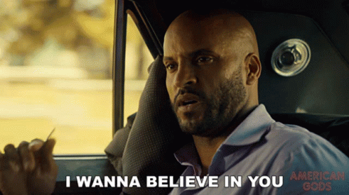 American Gods Shadow Moon Wanna Believe GIF