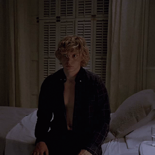American Horror Story Hotel Blurry Woman Poster GIF