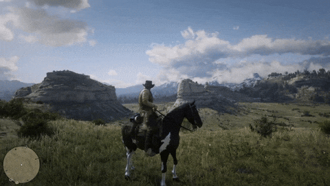 American Horse Rdr2 GIF