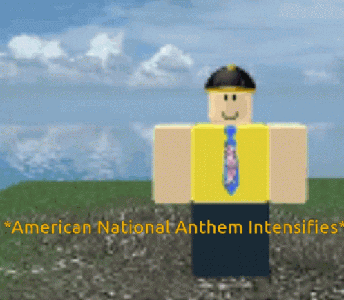 American National Anthem Intensifies GIF