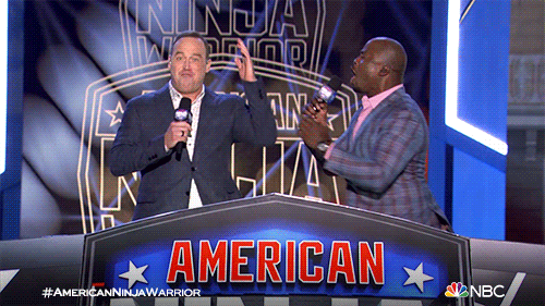 American Ninja Warrior Hosts GIF
