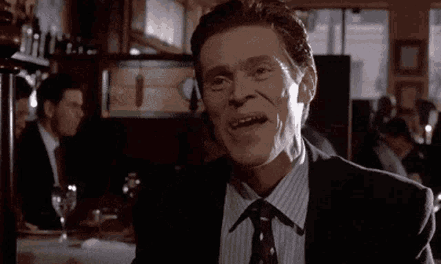 American Psycho Willem Dafoe Gif GIF
