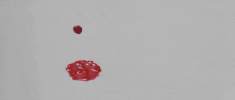 American Psycho with Red Spots