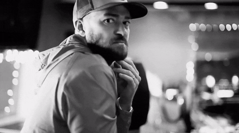 American Singer Justin Timberlake Stank Face Reaction GIF