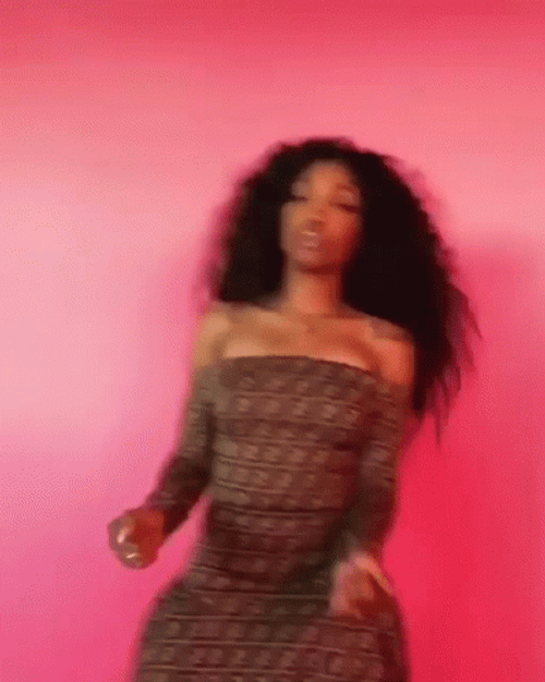 American Singer Sza Dancing GIF