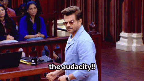 Amil Kapoor Its The Audacity GIF