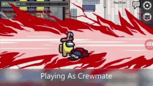 Among Us Character Breaking News GIF