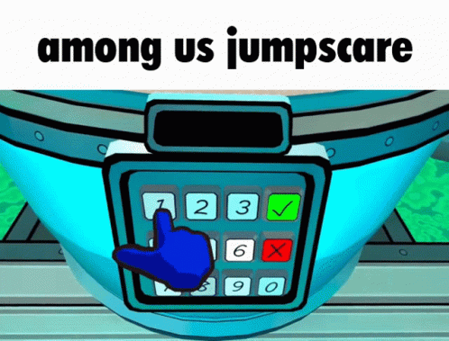 Among Us Character Jumpscare GIF