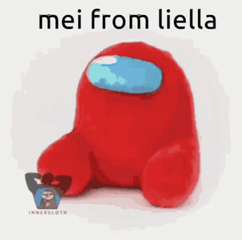 Among Us Character Red Twirling GIF