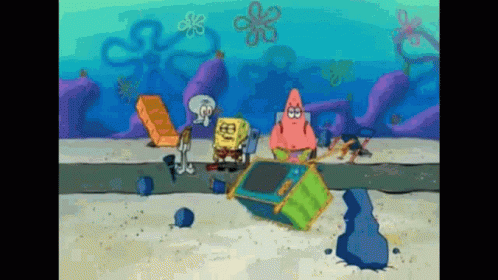 Among Us Character Spongebob Cameo GIF