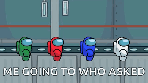 Among Us Characters Marching On Meme GIF