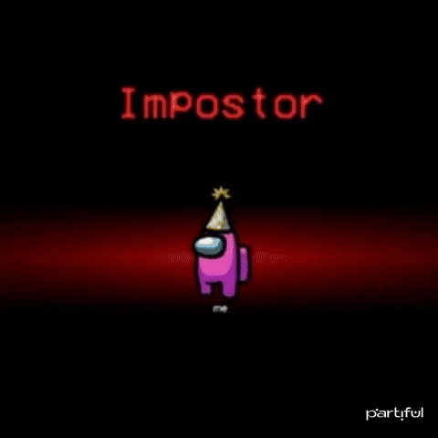 Among Us Flashing Impostor Meme GIF