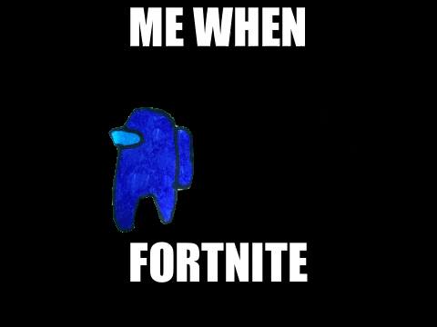 Among Us Fortnite Killing Meme GIF
