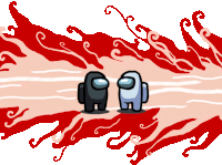 Among Us Hugs Sticker GIF