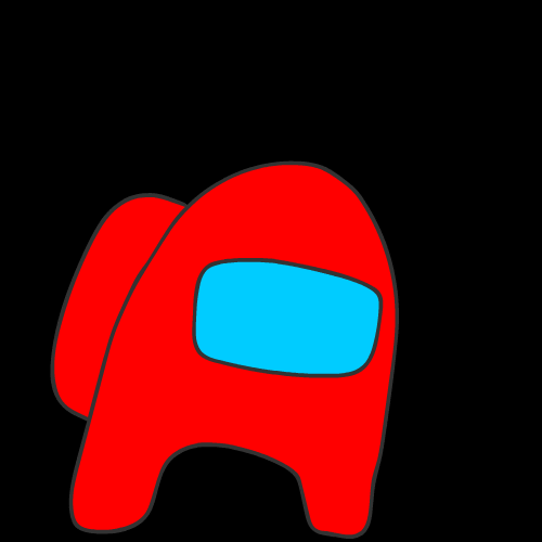 Among Us Imposter Jumping Into Vent GIF