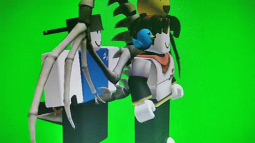 Among Us Kill Green Background GIF