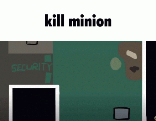Among Us Kill Minion GIF