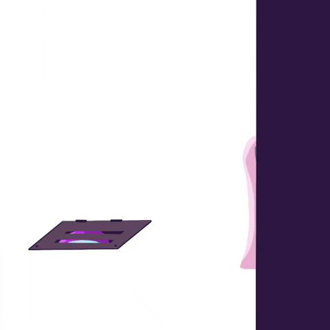 Among Us Purple Imposter Hiding In Vent GIF