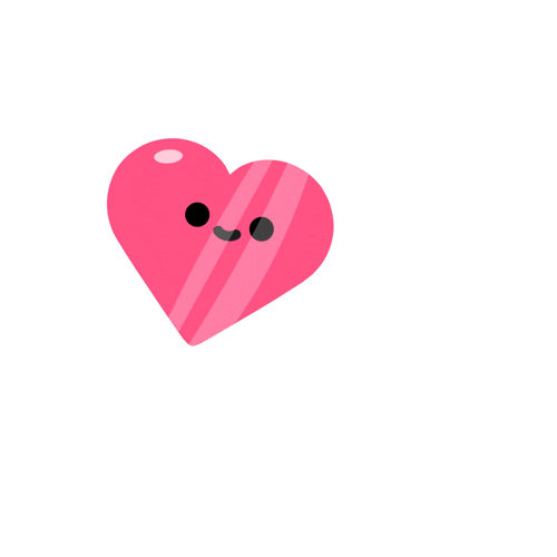 Amor Shiny Hearts Emoticon GIF
