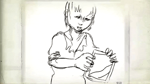 Amusing Drawing Art Transitions GIF