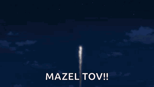 Amusing Purple Heart Fireworks Mazel Tov GIF