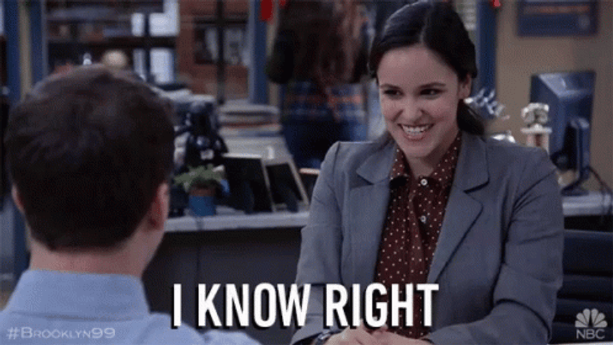 Amy I Know Right GIF