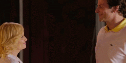 Amy Poehler Cheek Kiss GIF