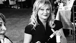 Amy Poehler Drinking Wine GIF