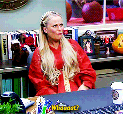Amy Poehler In Red Dress Whaaaa Reaction GIF