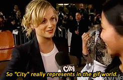Amy Poehler Representing City GIF