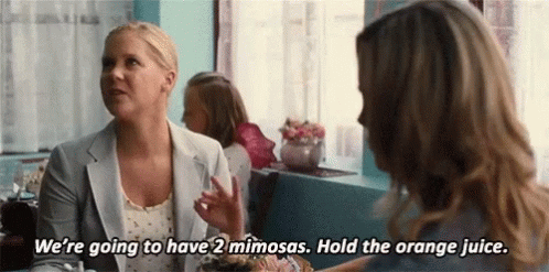 Amy Schumer 2 Mimosas GIF