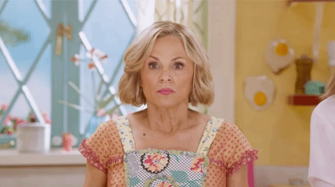 Amy Sedaris Steam Coming Out Of Her Ears GIF